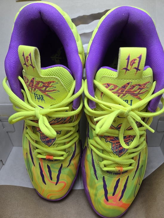 Puma Other - Mens Neon Yellow & Purple Athletic Sneakers